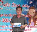 Ngày 15/04/2009: du khách Nguyễn Trí Tam đã trở thành du khách may mắn cùng “Đi tour trước – Rước tour sau” 